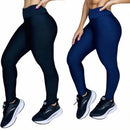 Kit 2 Calças Legging Suplex